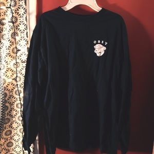 Obey Crash and Burn Long Sleeve Shirt